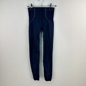 Gymshark Leggings Womens Blue High Waist Athleisure Gym Sports Stretch XS‎